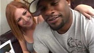 Interracial redhead - porn video