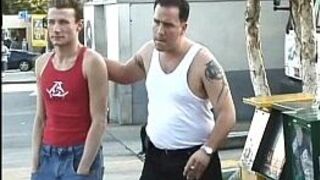 Hung daddy gives lovely gay twink what he needs - porn video