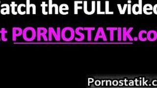 Blonde slut loves a big dick between her - porn video