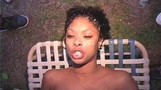 Ariel Lori Outdoors All Cum - porn video