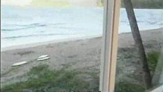 Pussylicking with a ocean view - porn video