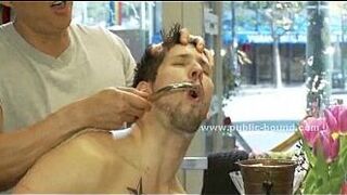 Teen gay boy in club tricked to fuck - porn video