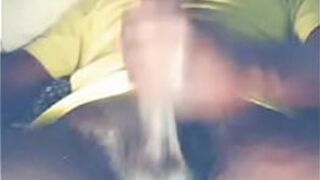 Black cock stroking - porn video
