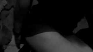 mini black dress makes nadia horny - porn video