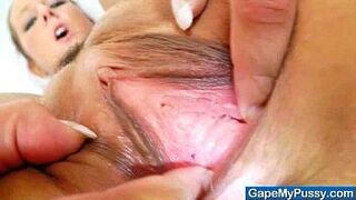 Filthy brunette internal vagina - porn video