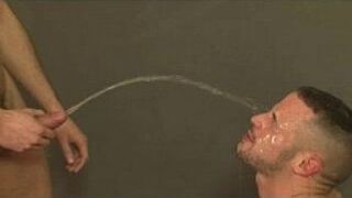 Twinks with huge cocks pissing - porn video