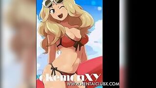 anime girls sexy pokemon girls sexy - porn video
